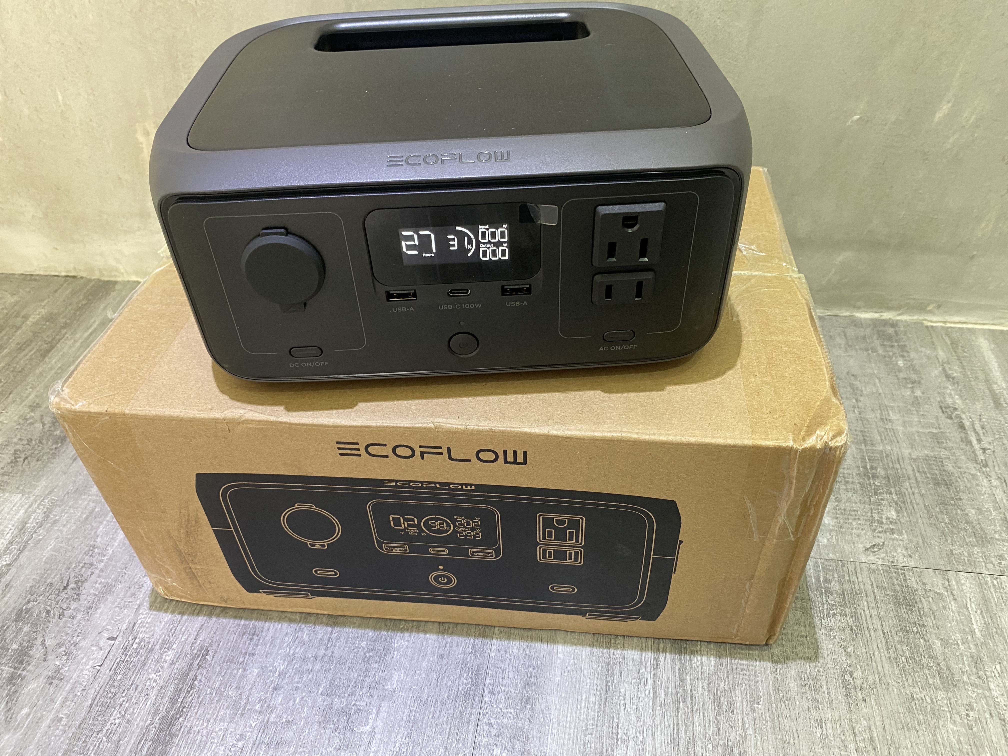 plantas e inversores - Ecoflow portátil 275W 110V  3