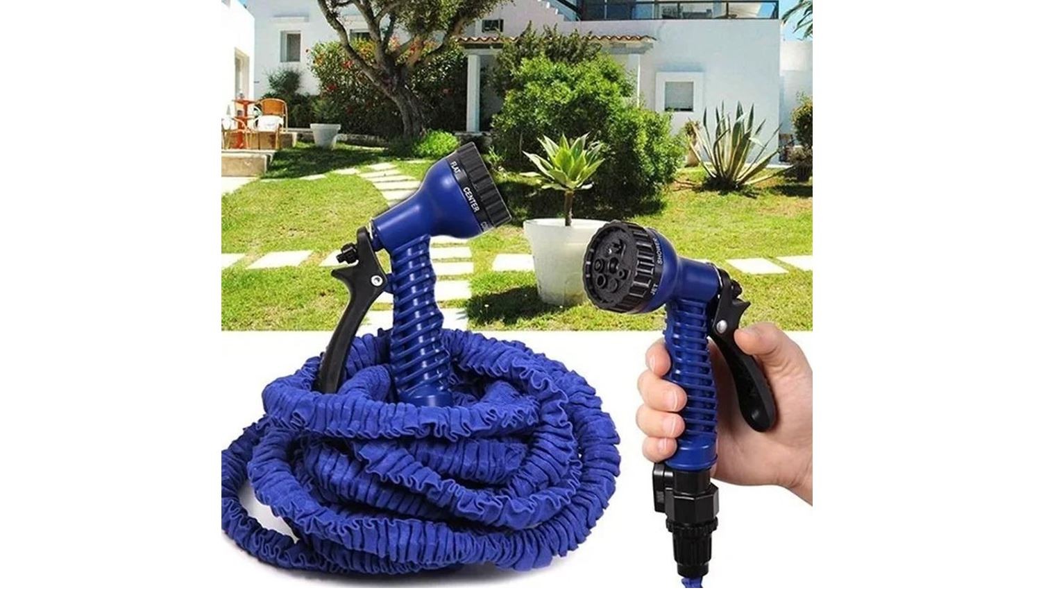 herramientas, jardines y exterior - Manguera expandible con pistola gratis - 50 pies. 0