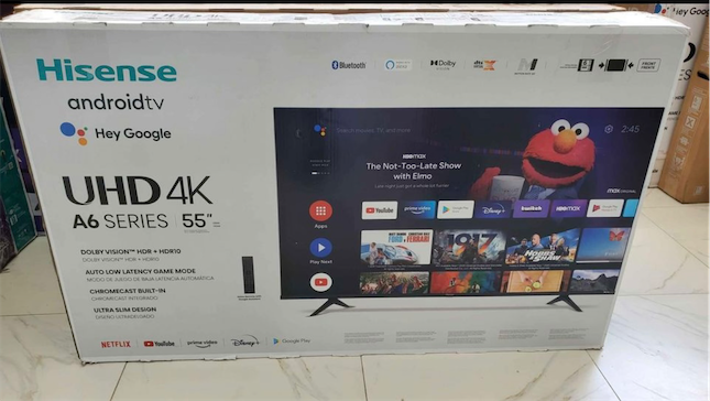tv - SOLO POR HOY Hisense smart tv 55 android 4K nuevas con garantía