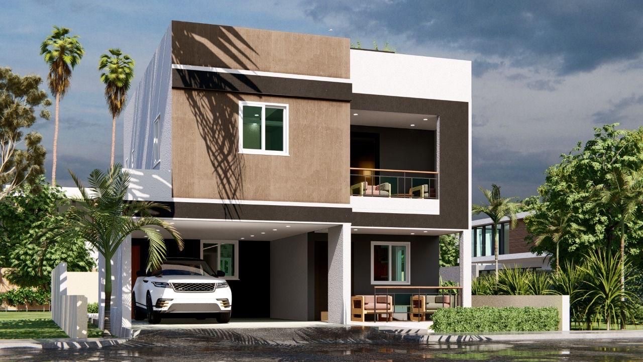 casas - venta de casa con patio grande en la autopista de san isidro Santo Domingo este  7