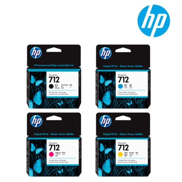 impresoras y scanners - CARTUCHOS ORIGINALES HP 712 PARA PLOTTERS ,DESIGNJET EN TODOS LOS COLORES   0