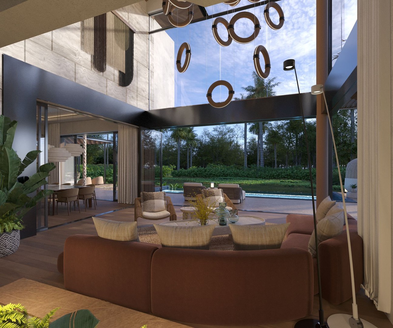 casas vacacionales y villas - Villa en Cap Cana en Plano con Plan de pagos y facilidades  2