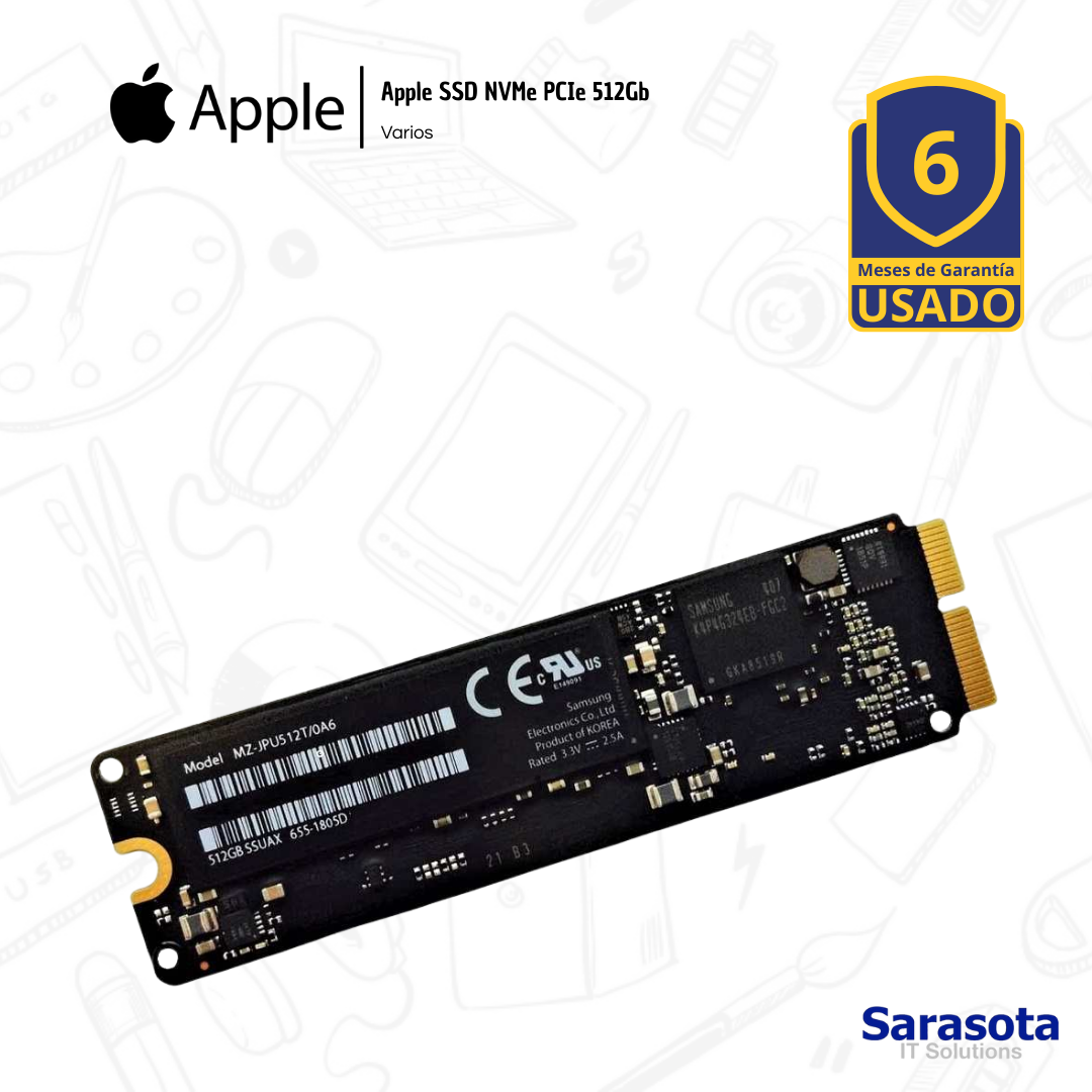 accesorios para electronica - Apple SSD NVMe PCIe 512Gb 0