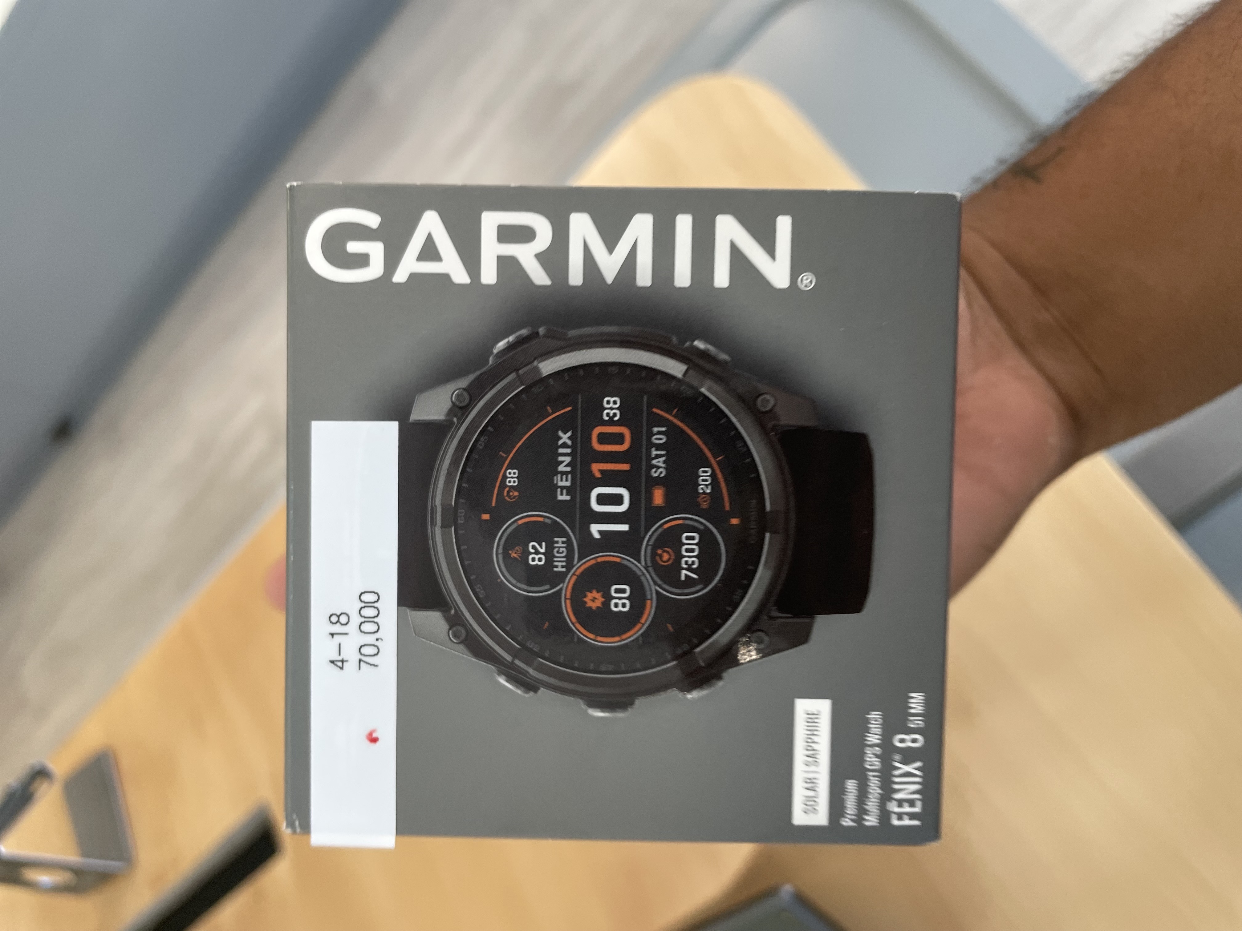 celulares y tabletas - RELOJ GARMIN FÉNIX 851MM 4