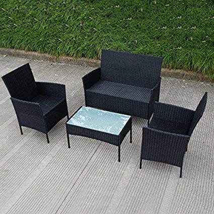 muebles y colchones - SET DE MUEBLES DE JARDIN SET RATTAN 0