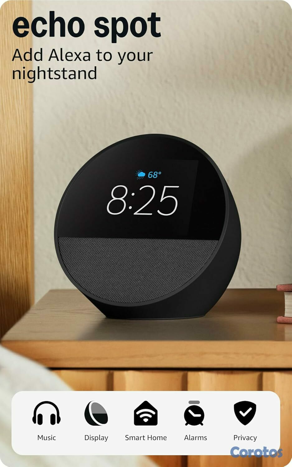 otros electronicos - Amazon Echo Spot 4