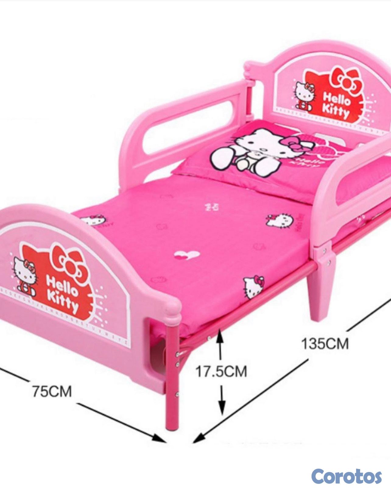 muebles - Cama importada para niñas medidas 29x54” INCLUYE COLCHÓN Nueva en su caja  8