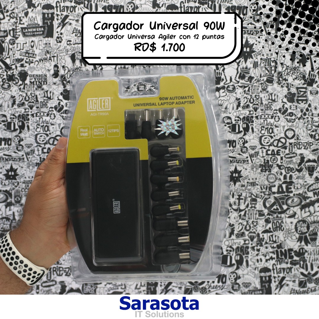 accesorios para electronica - Cargador Universal de 90W Somos Sarasota