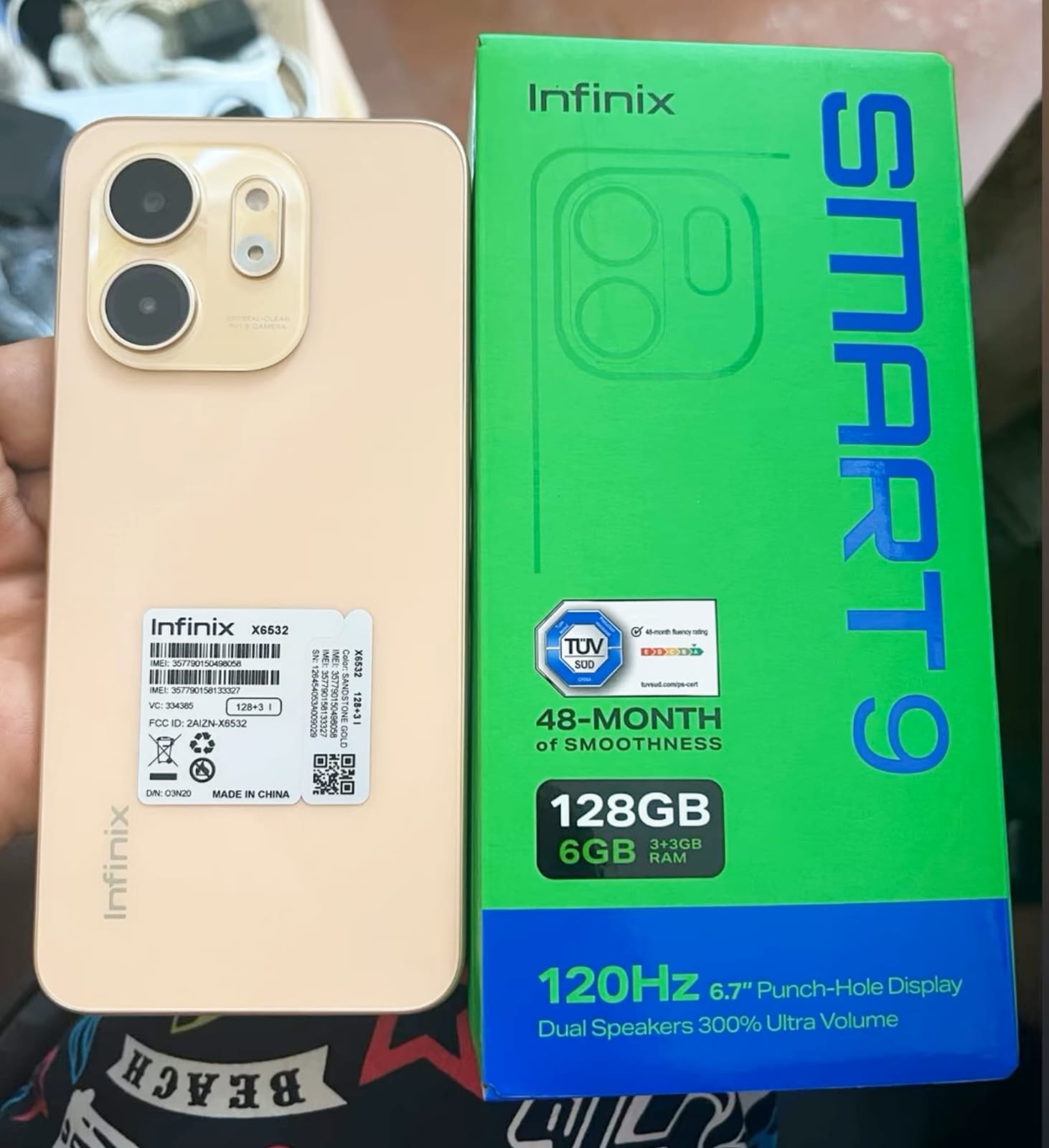 celulares y tabletas - Infinix Smart 9 128gb 6gb ram Dual Sim 1M Garantia 0