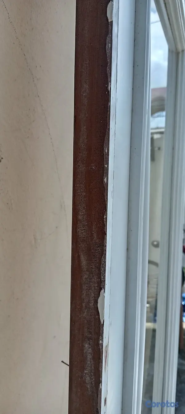 decoración y accesorios - Puertas de cedro importado tratado con transparenc 2