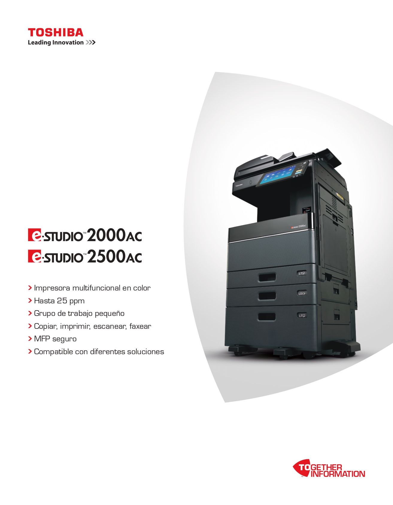 impresoras y scanners - Toshiba e-STUDIO 2500AC 6