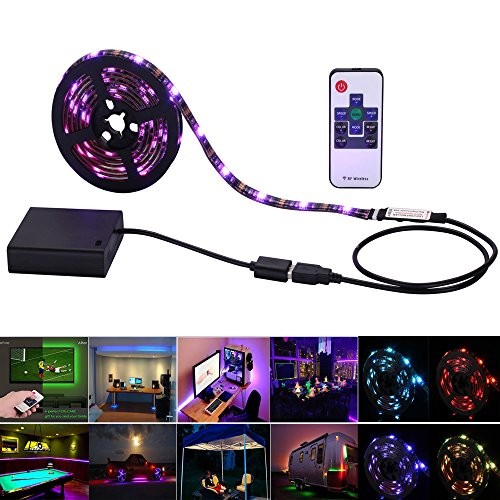 accesorios para electronica - Tira Led Luz led decoración ultrabrillante flexible colorida tiktok con control 3
