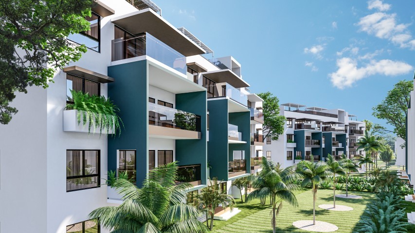 apartamentos - Apartamentos en vista cana ideal para su retiro o renta por airbnb con playa  4