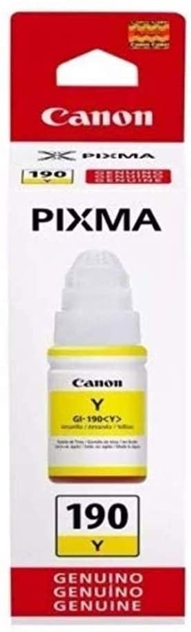 impresoras y scanners - Botella de Tinta Canon GI 190 0670C001AB Amarillo Original.