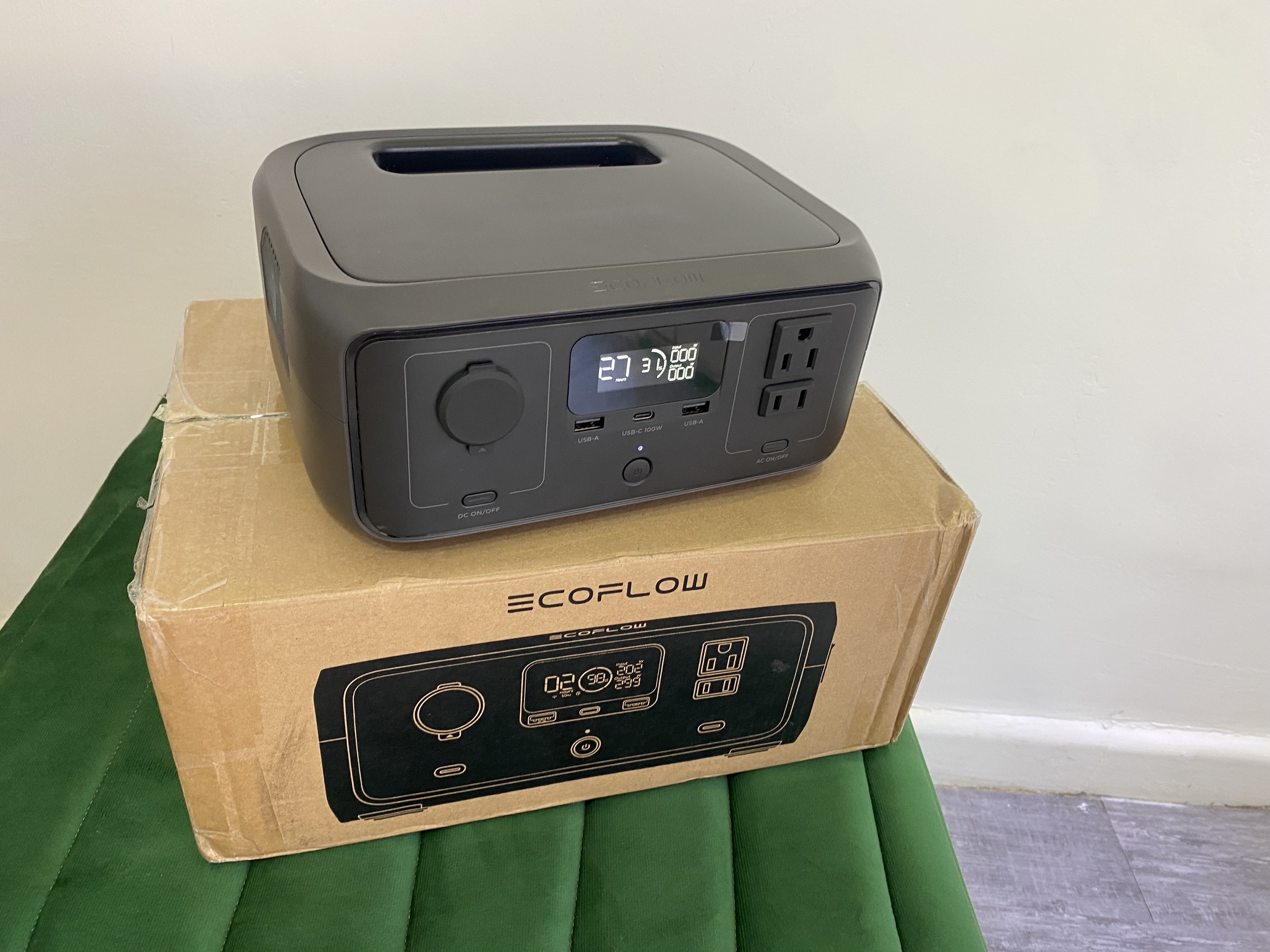 plantas e inversores - Ecoflow portátil 275W 110V  3