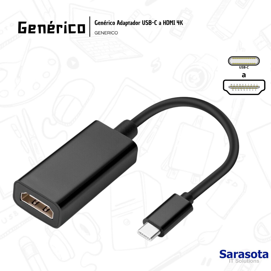 accesorios para electronica - Adaptador USB-C a HDMI 4K 2