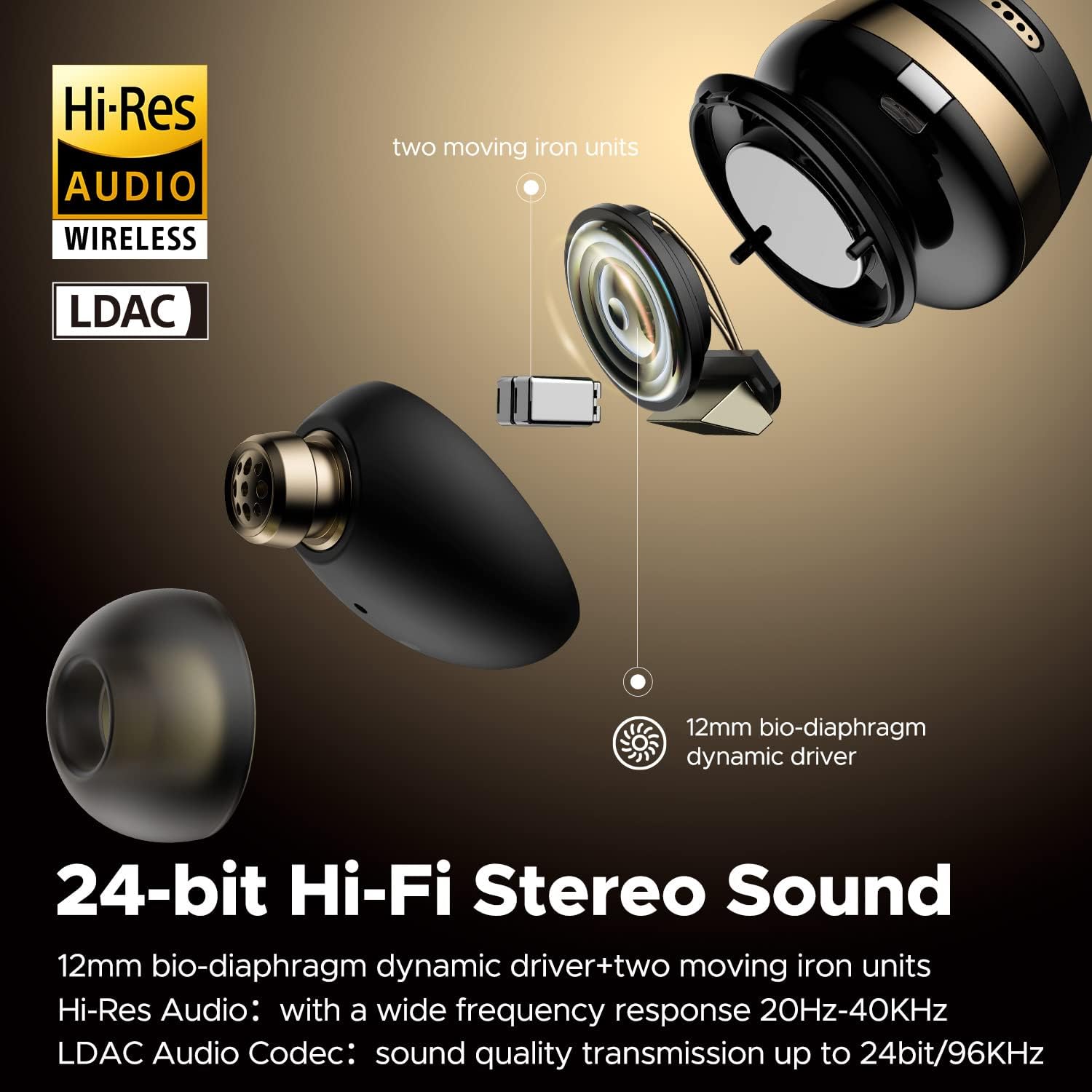 camaras y audio - SoundPEATS Opera 05 TWS Bluetooth 5.3, ANC, LDAC 2