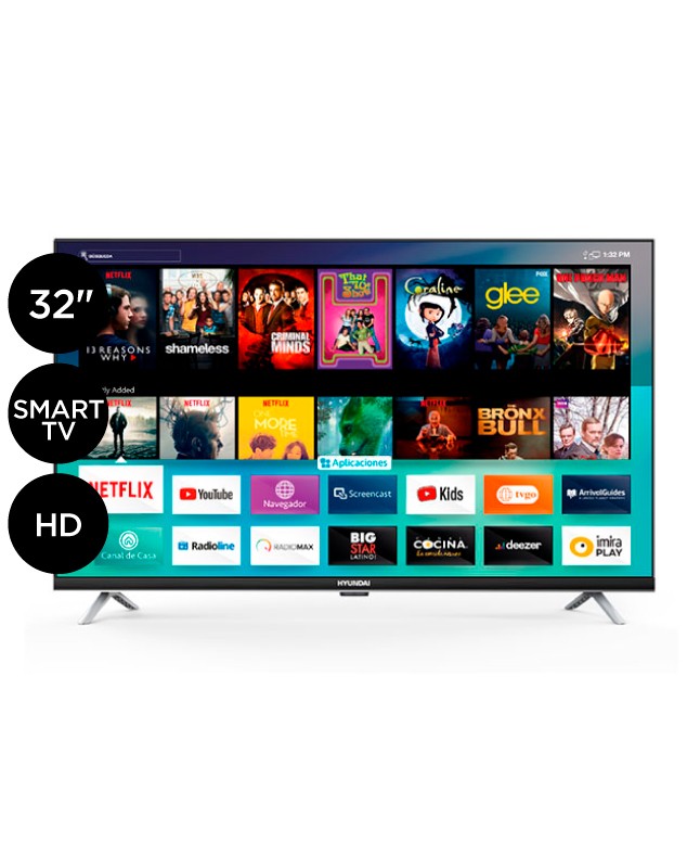 tv - TV SMART HD LED HYUNDAY 32" PULGADAS 2