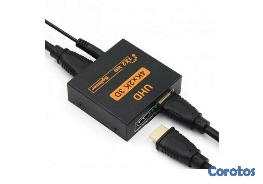 accesorios para electronica - Adaptador 1x2 HDMI HD 1080P Soporta Ultra 4K * 2K 3D 1