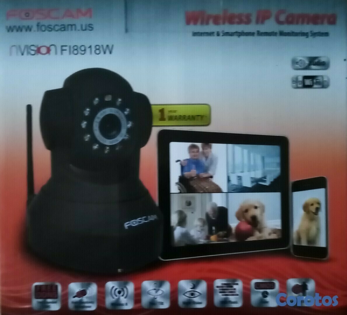 camaras y audio - Dos (2) cámaras IP (WiFi) para vigilancia y seguridad 3