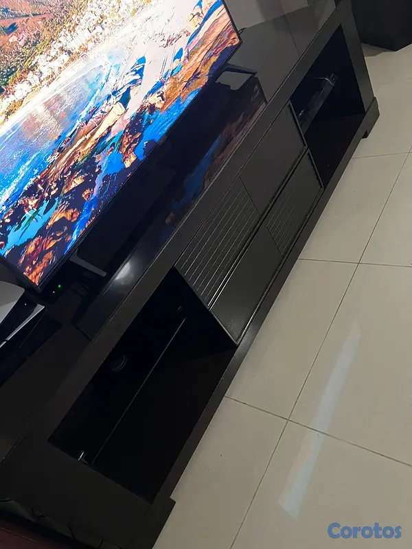 muebles y colchones - Mueble para TV incluye cristal 2