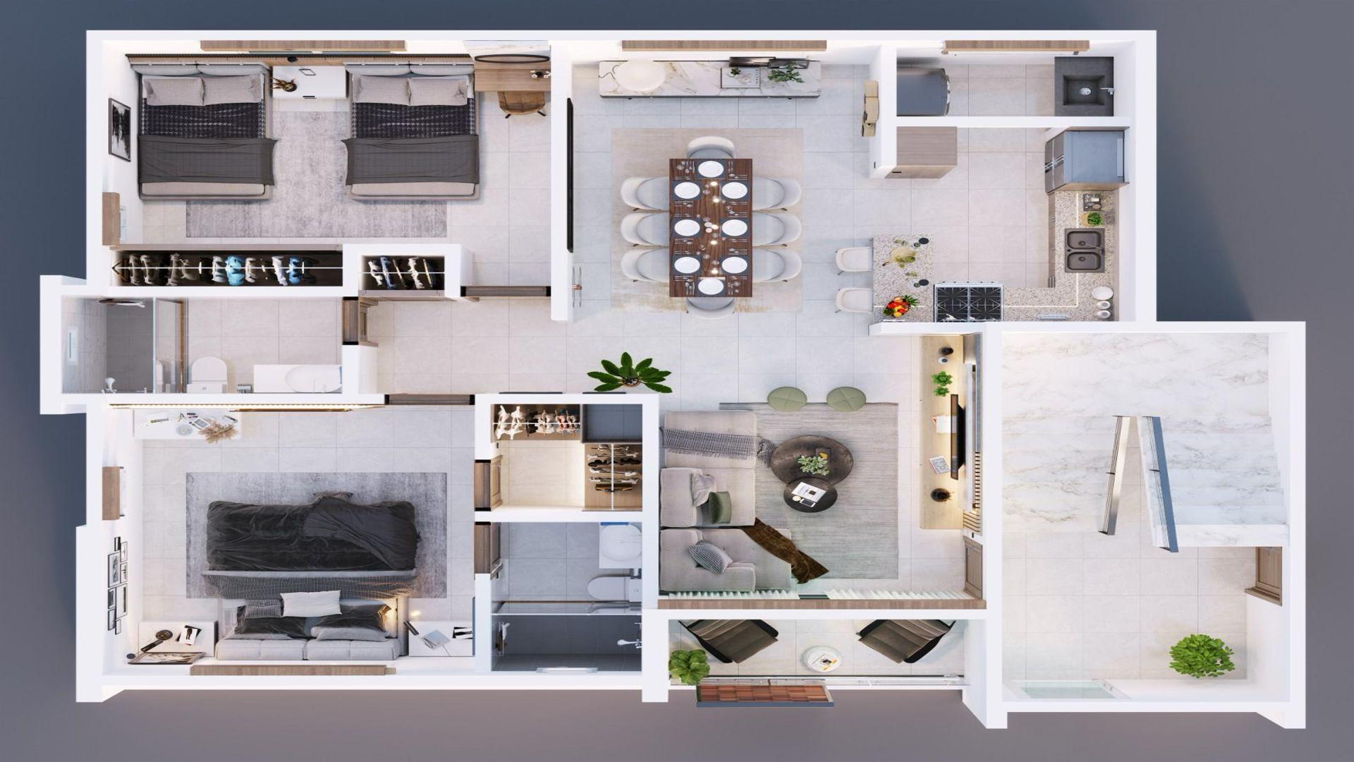 apartamentos - Residencial Toledo – Apartamentos y Penthouses Modernos en Santiago 3