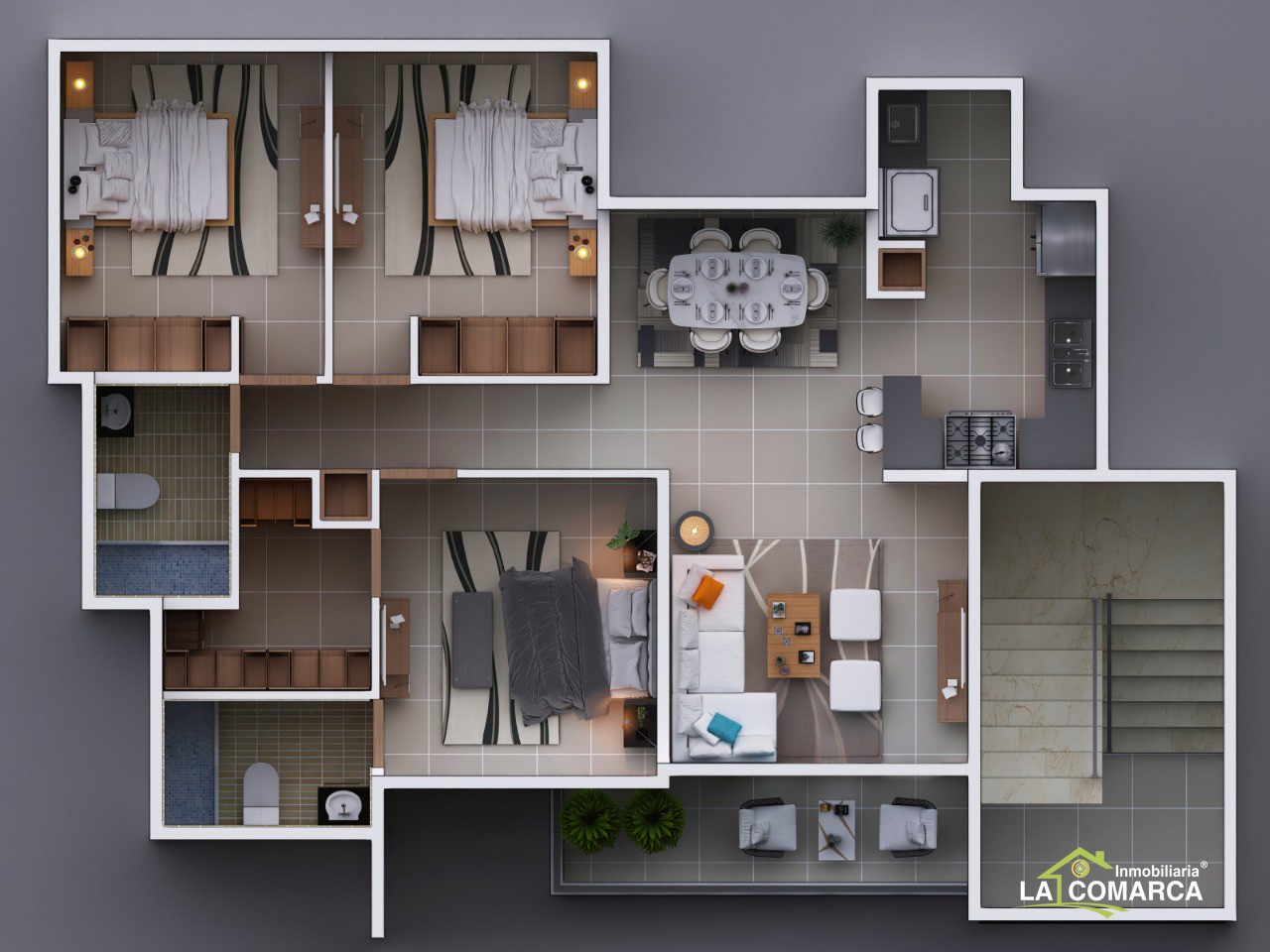 apartamentos - Apartamento con Piscina en Planos 9