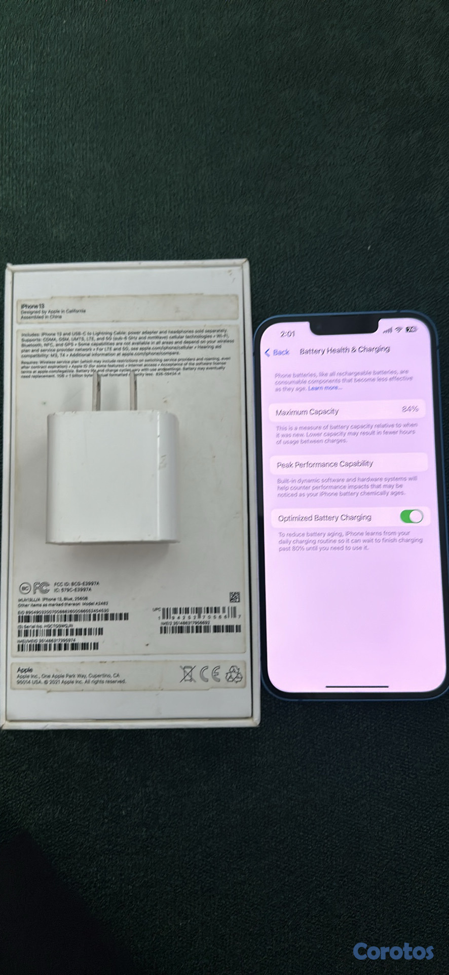 celulares y tabletas - iphone 13 256 GB GB Factory unlock  3