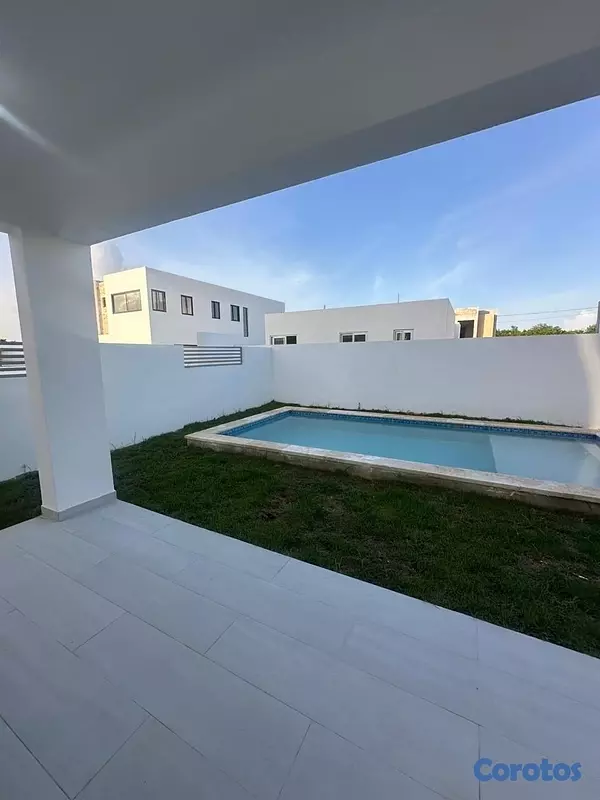 casas vacacionales y villas - venta de Villa con piscina en punta cana República Dominicana 9