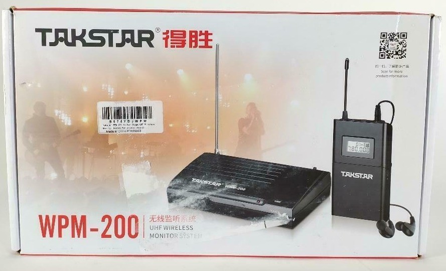camaras y audio - Takstar WPM-200 (1 transmisor y 1 receptor) - Monitor Personal Inalambrico