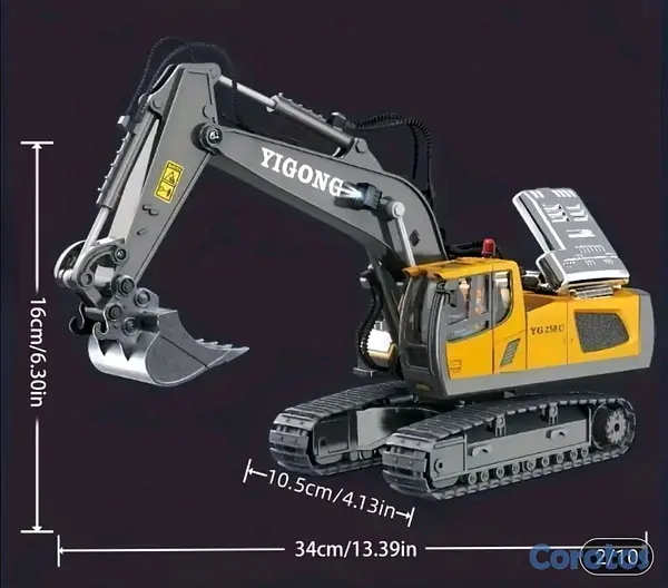 juguetes - Excavador de control remoto 2