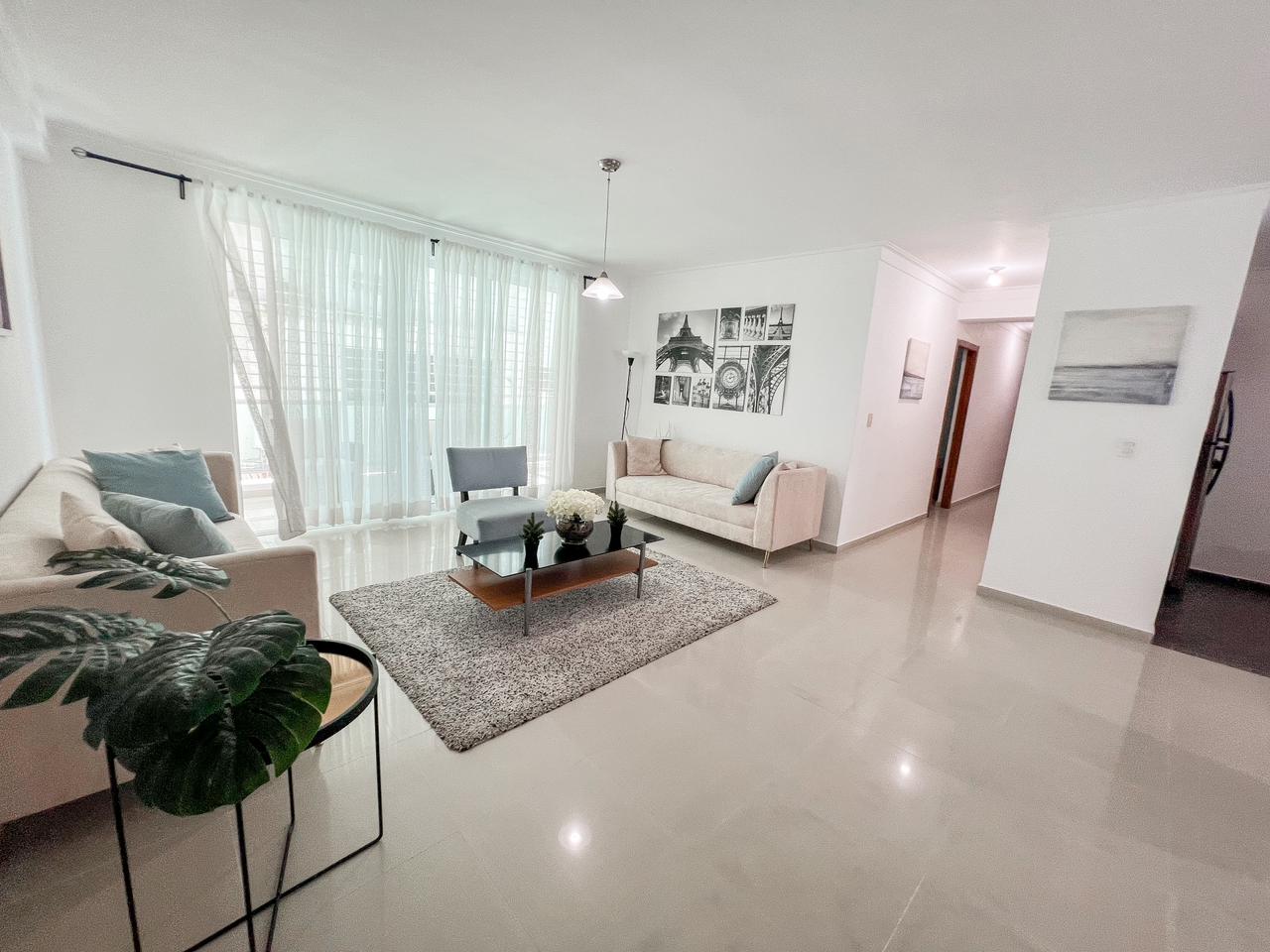 apartamentos - Naco, Apartamento C/L Blanca En Alquiler 
