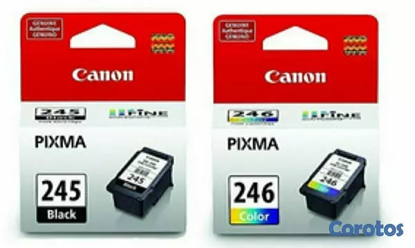 impresoras y scanners - GRAN ESPECILA DE CARTUCHO ORIGINAL CANON 245/246 NEGRO Y COLOR 