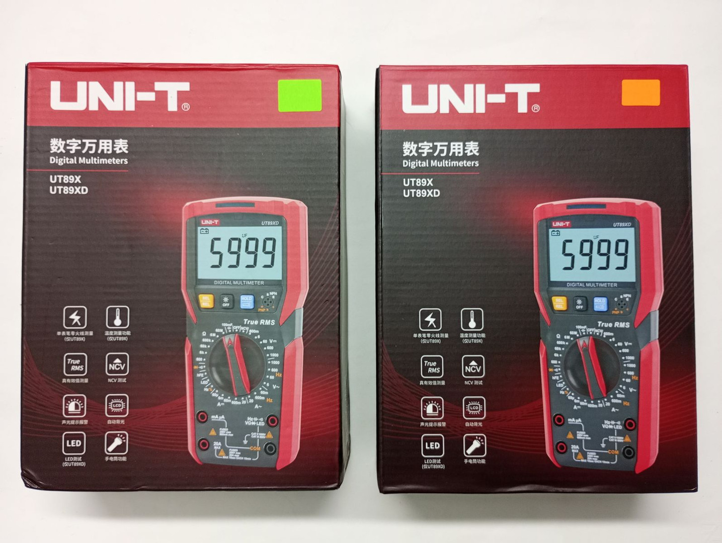 equipos profesionales - Multimetro Uni-T UT89X True RMS AC DC Ohmmeter Temperature NCV 7