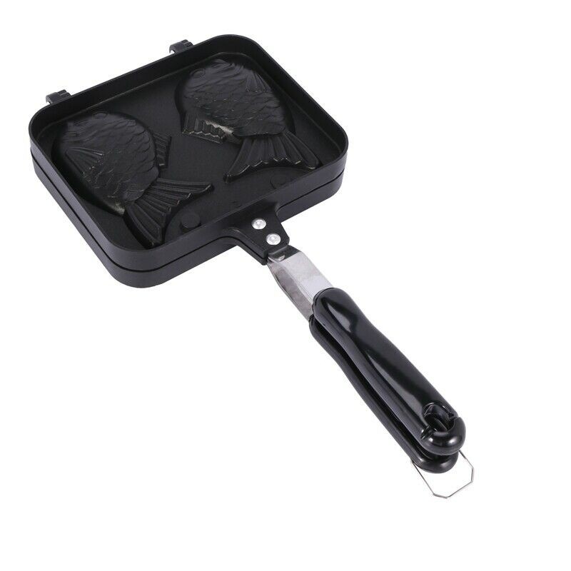 cocina - Sartén doble con forma de pez japonés, para hacer tartas con forma de pez Takoya 4