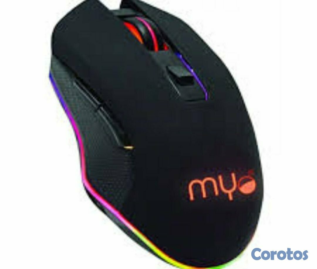 computadoras y laptops - MOUSE GAMING MYO SERIE 4, 6 BOTONES, VELOCIDAD DEL MOUSE AJUSTABLE ENTRE 800 A