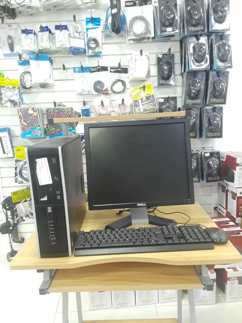 computadoras y laptops - COMBO DE PC COMPLETA HP DUA CORE