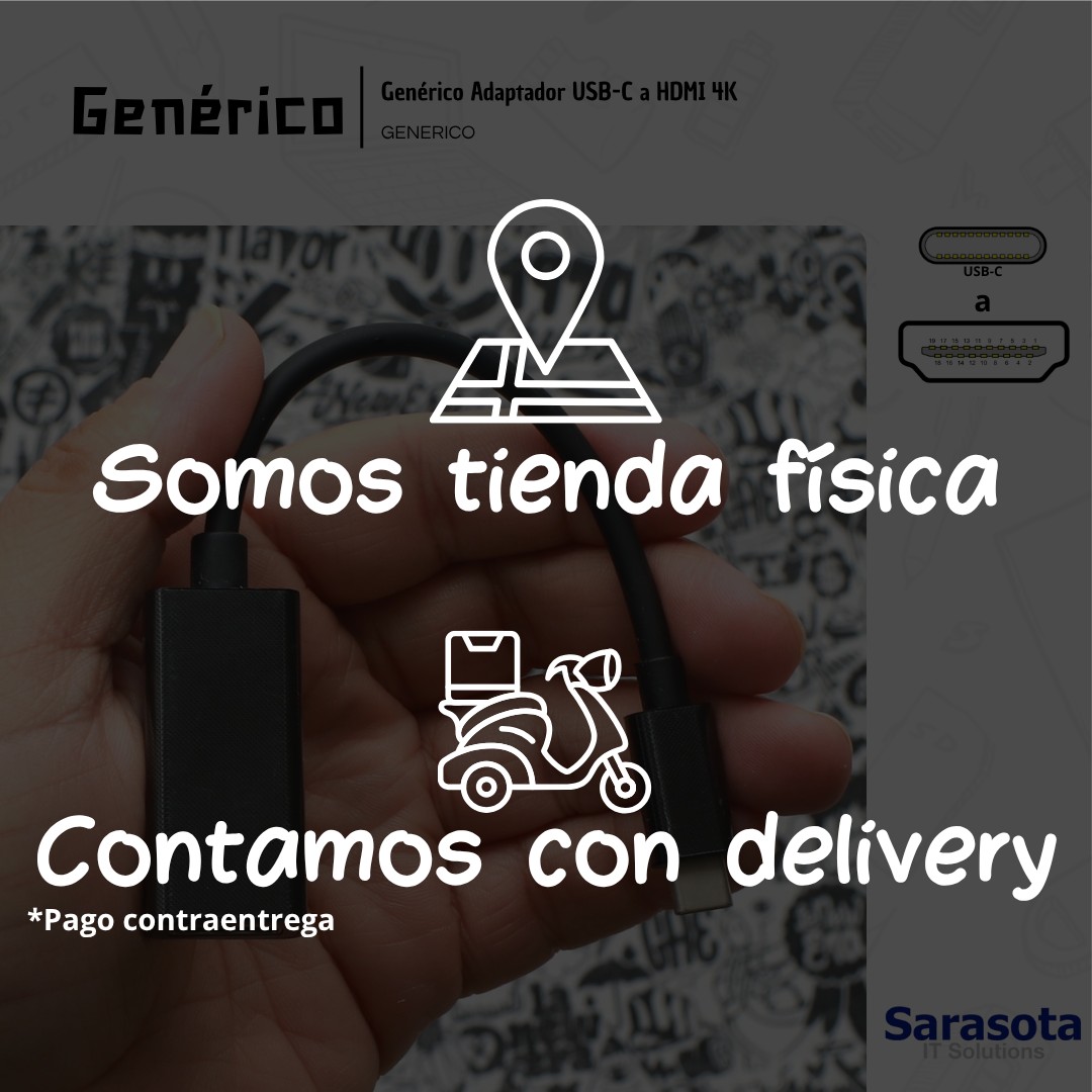 accesorios para electronica - Adaptador USB-C a HDMI 4K 3