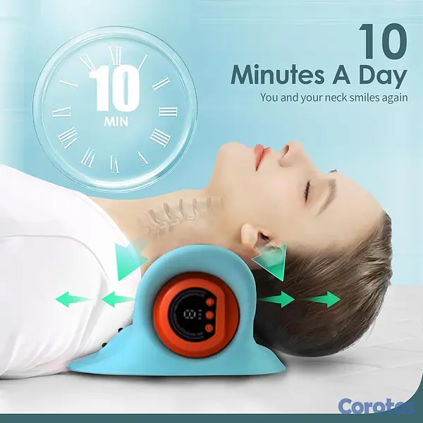 Salud y Equipamiento Médico - Masajeador de cuello con tracción cervical 2