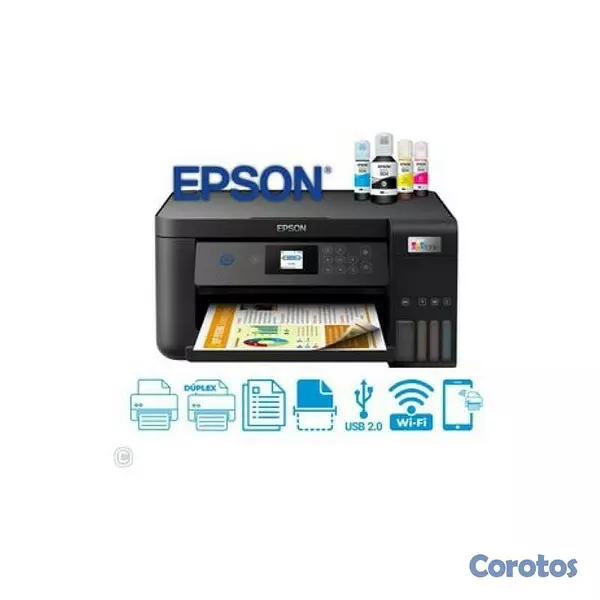 impresoras y scanners - IMPRESORA EPSON ECOTANK L4260 SISTEMA ,COPIA,SCANER,,WIFI- DUPLEX,