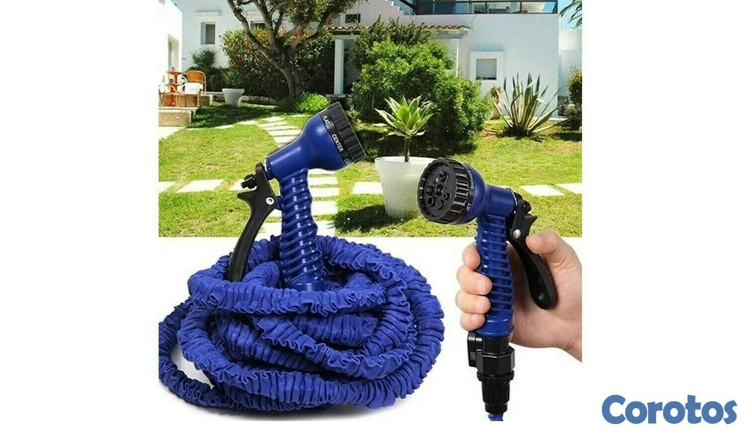 herramientas, jardines y exterior - Manguera expandible con pistola gratis - 50 pies. 1