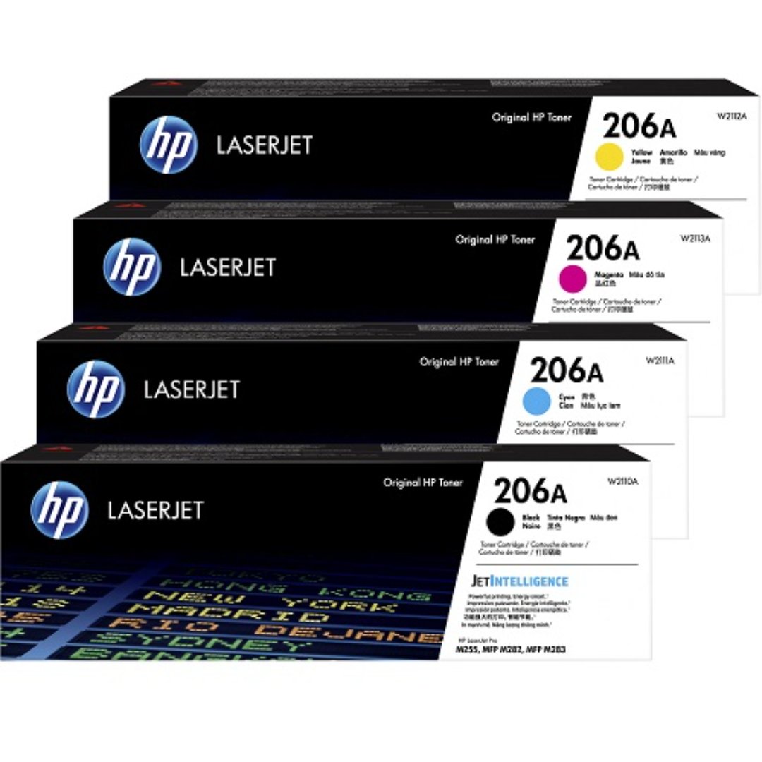 impresoras y scanners - ESPECIAL DE TONER HP 206 ORIGINALES EN TODOS LOS COLORES  1