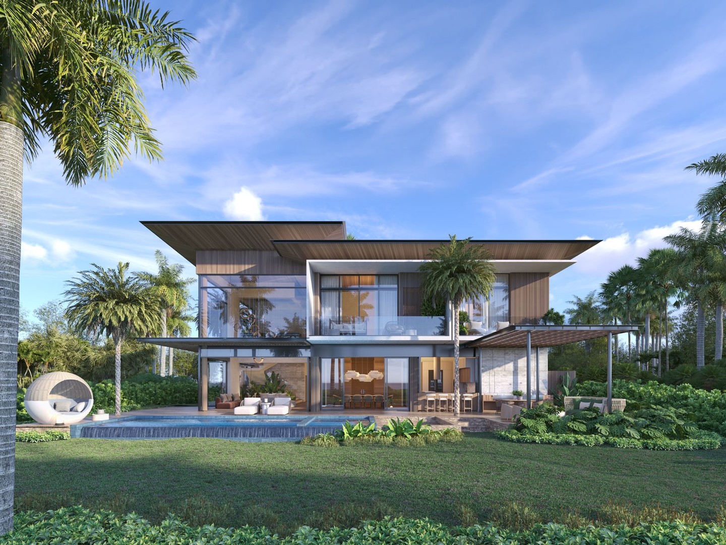 casas vacacionales y villas - Villa en Cap Cana en Plano con Plan de pagos y facilidades  4