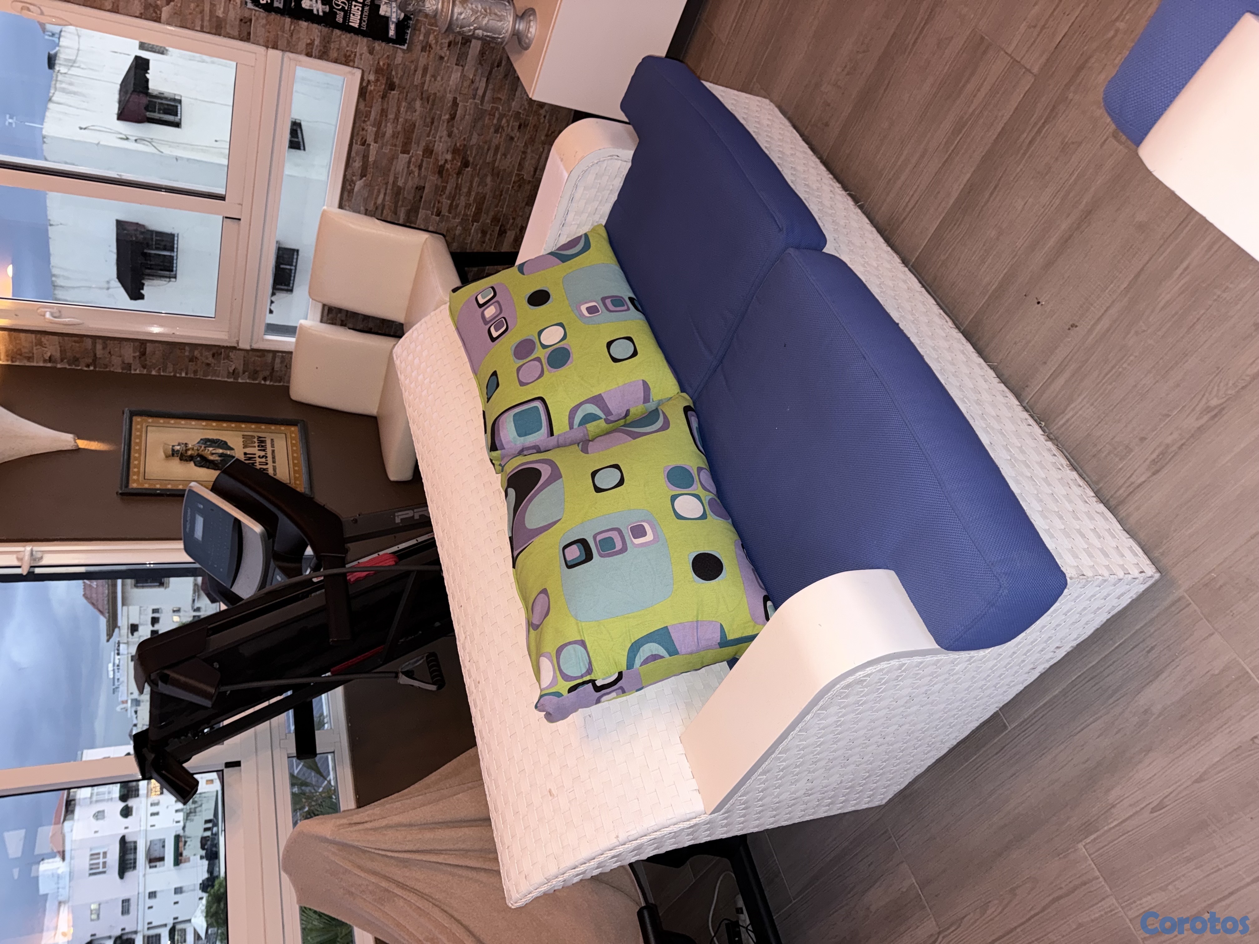 muebles y colchones - Juego de Muebles Rattan Sintético para Terraza / Balcón – Excelente Estado 1