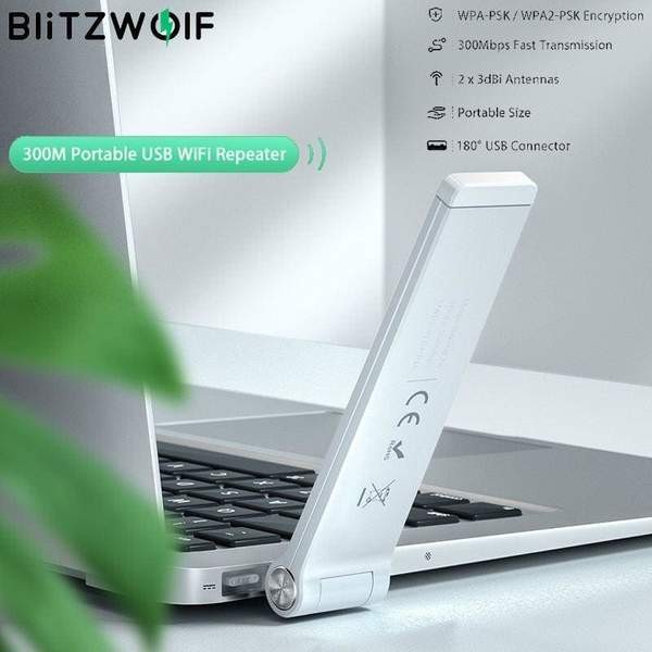 celulares y tabletas - Extensor Wifi USB BlitzWolf (antiguo Mi2)