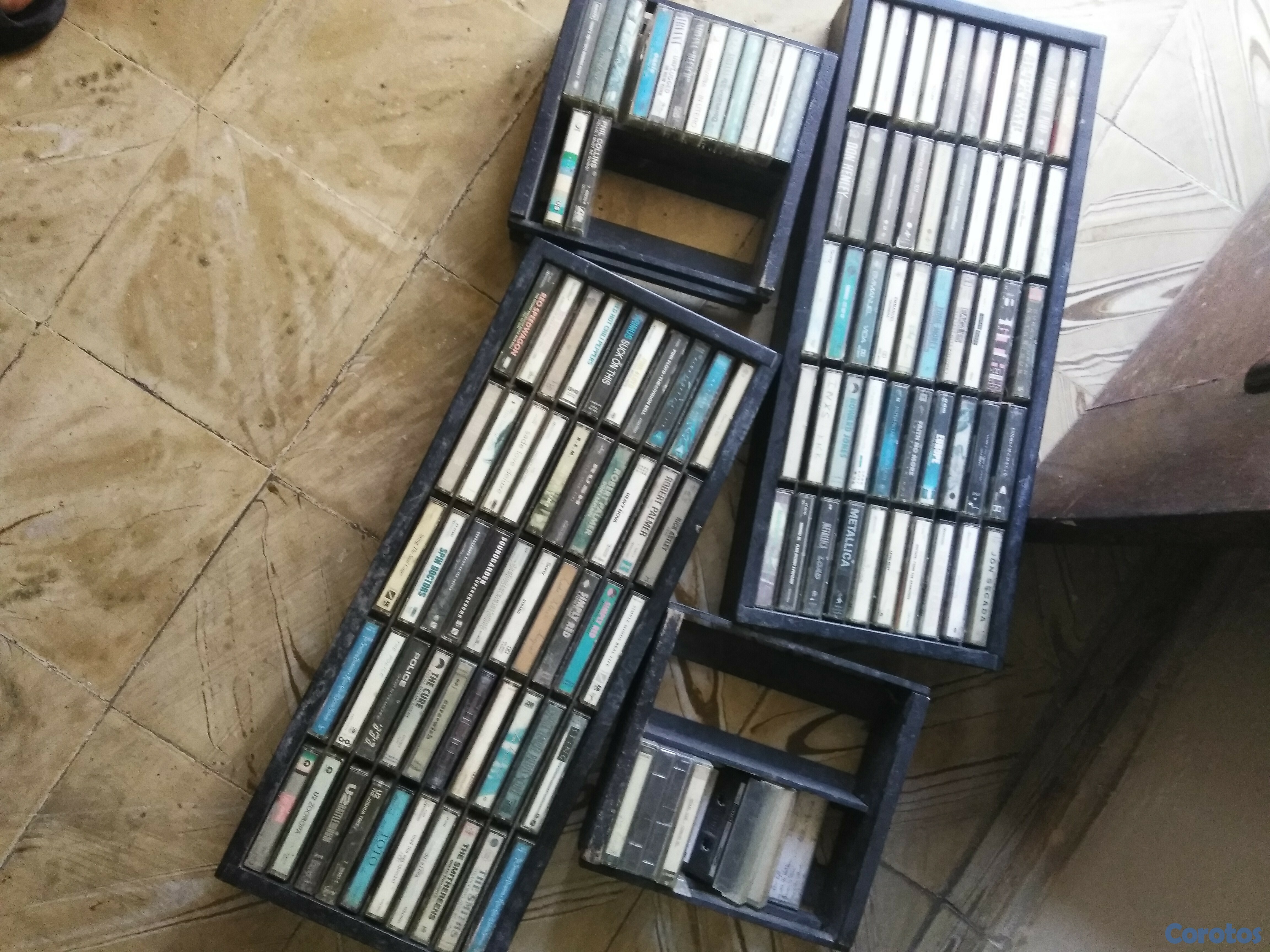 hobby y coleccion - Colección de cassettes originales de música rock y