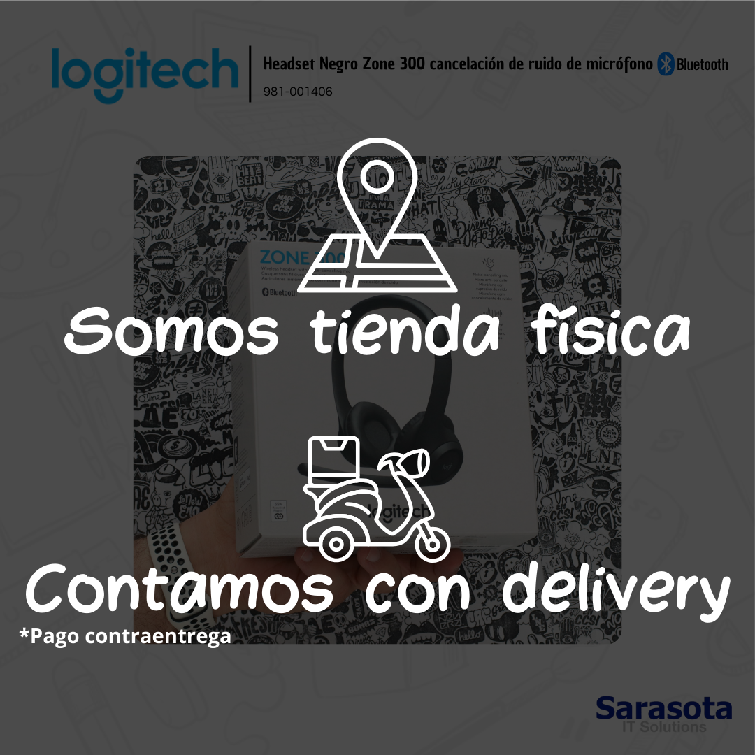 accesorios para electronica - Logitech Headset Zone 300 con micrófono Bluetooth  3