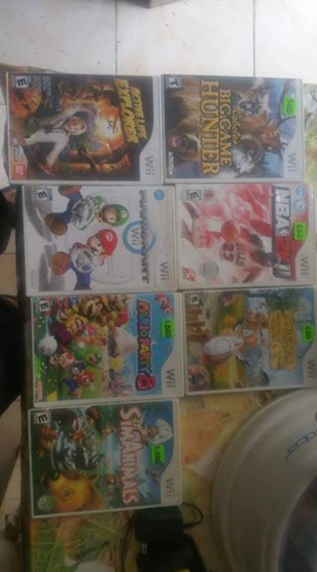 consolas y videojuegos - cintas wii 0