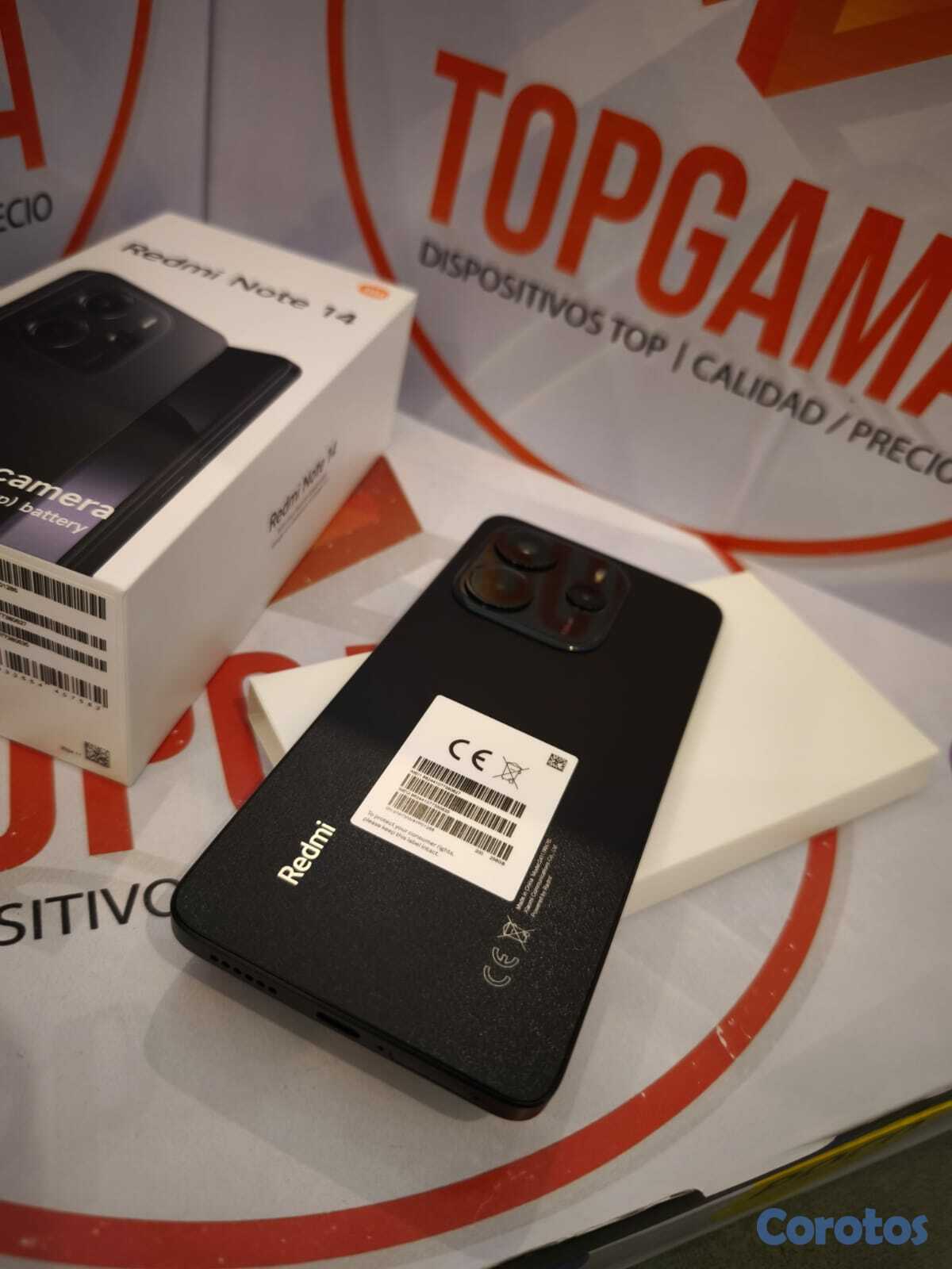 celulares y tabletas - REDMI NOTE 14 4G, 8GB RAM 256GB ROM  4