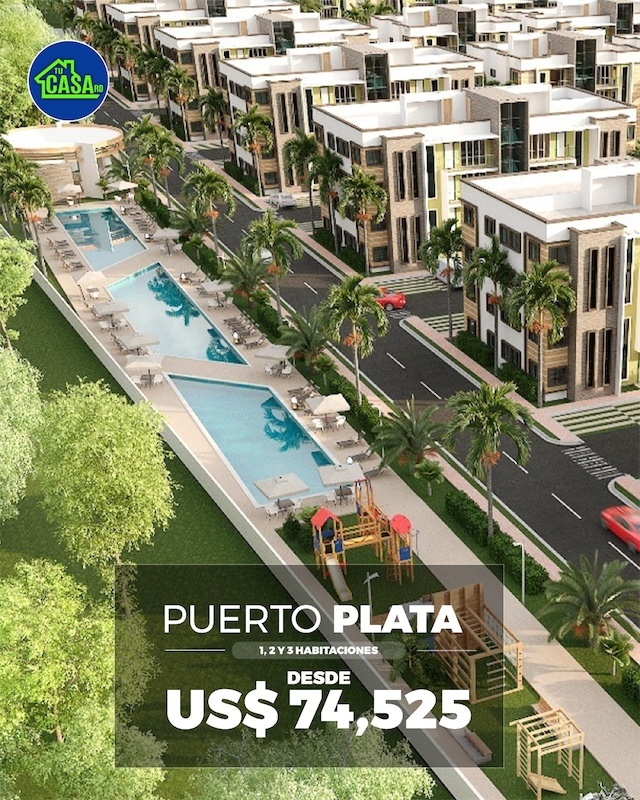 apartamentos - Apartamentos frente a Playa dorada, Puerto Plata⛳️
Con múltiples amenidades  1
